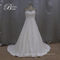 A linha de vestidos de noiva Beading Lace Netting